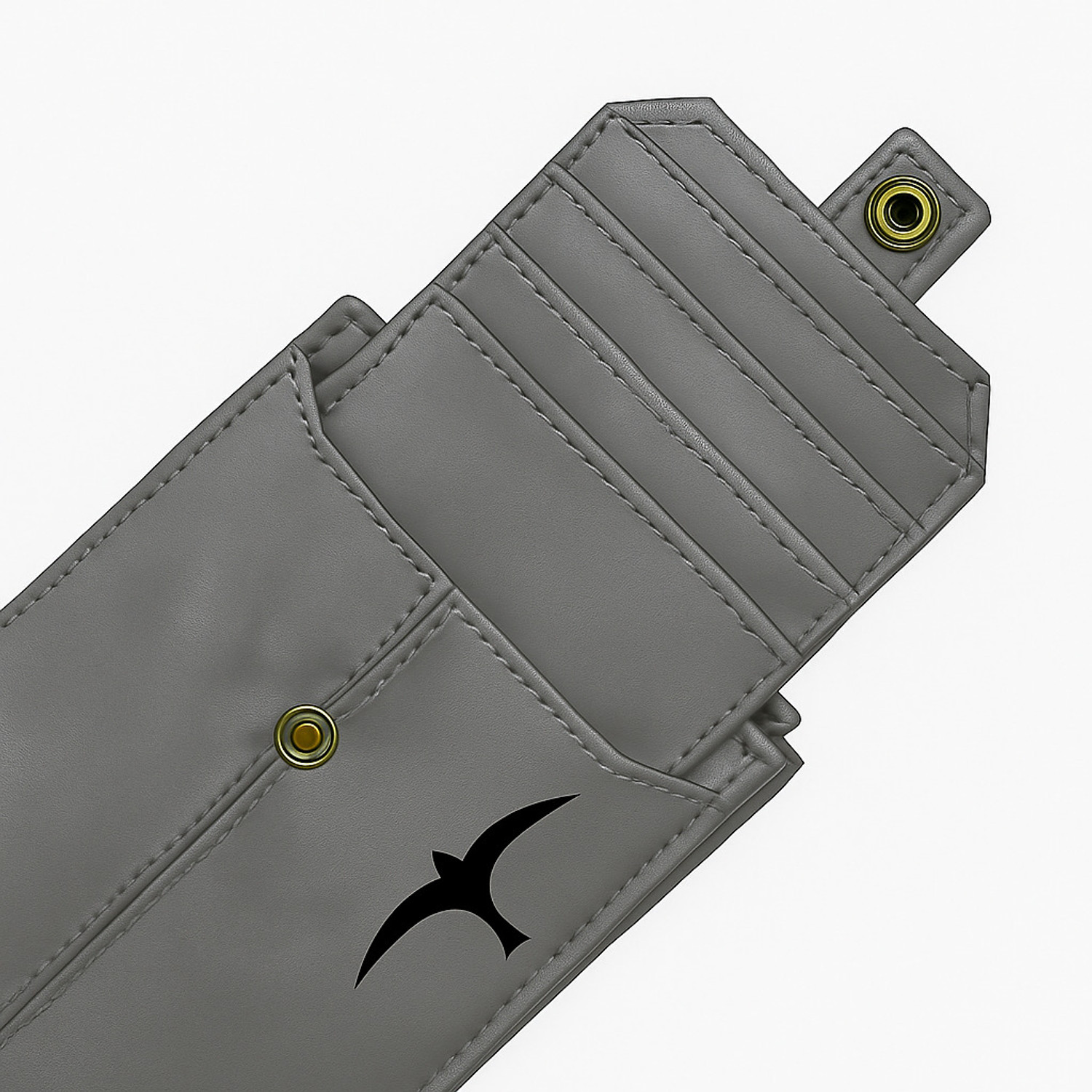 Image of BULLFINCH Men Evening /Party, Trendy, Casual Grey Artificial Leather Wallet