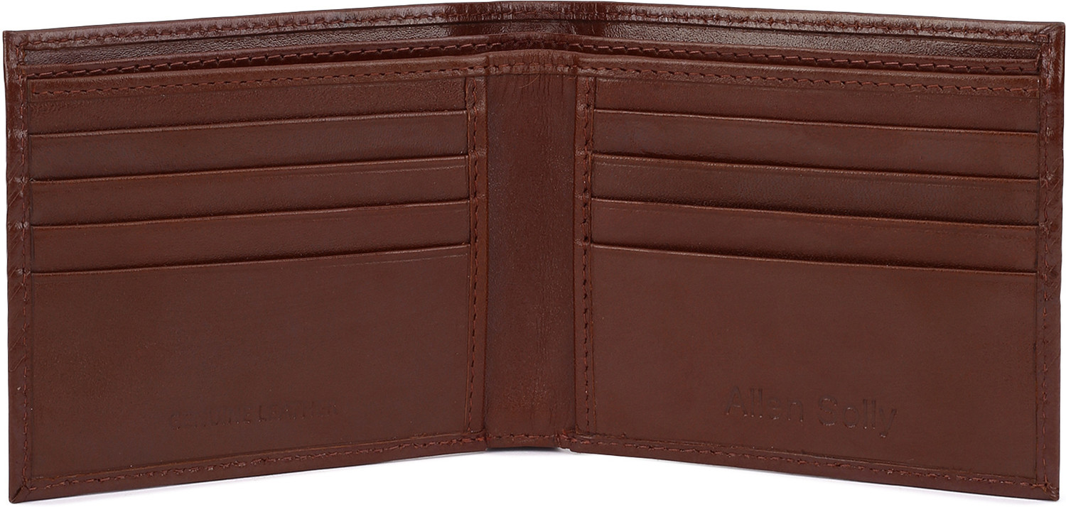 Image of Allen Solly Men Casual Tan Genuine Leather Wallet