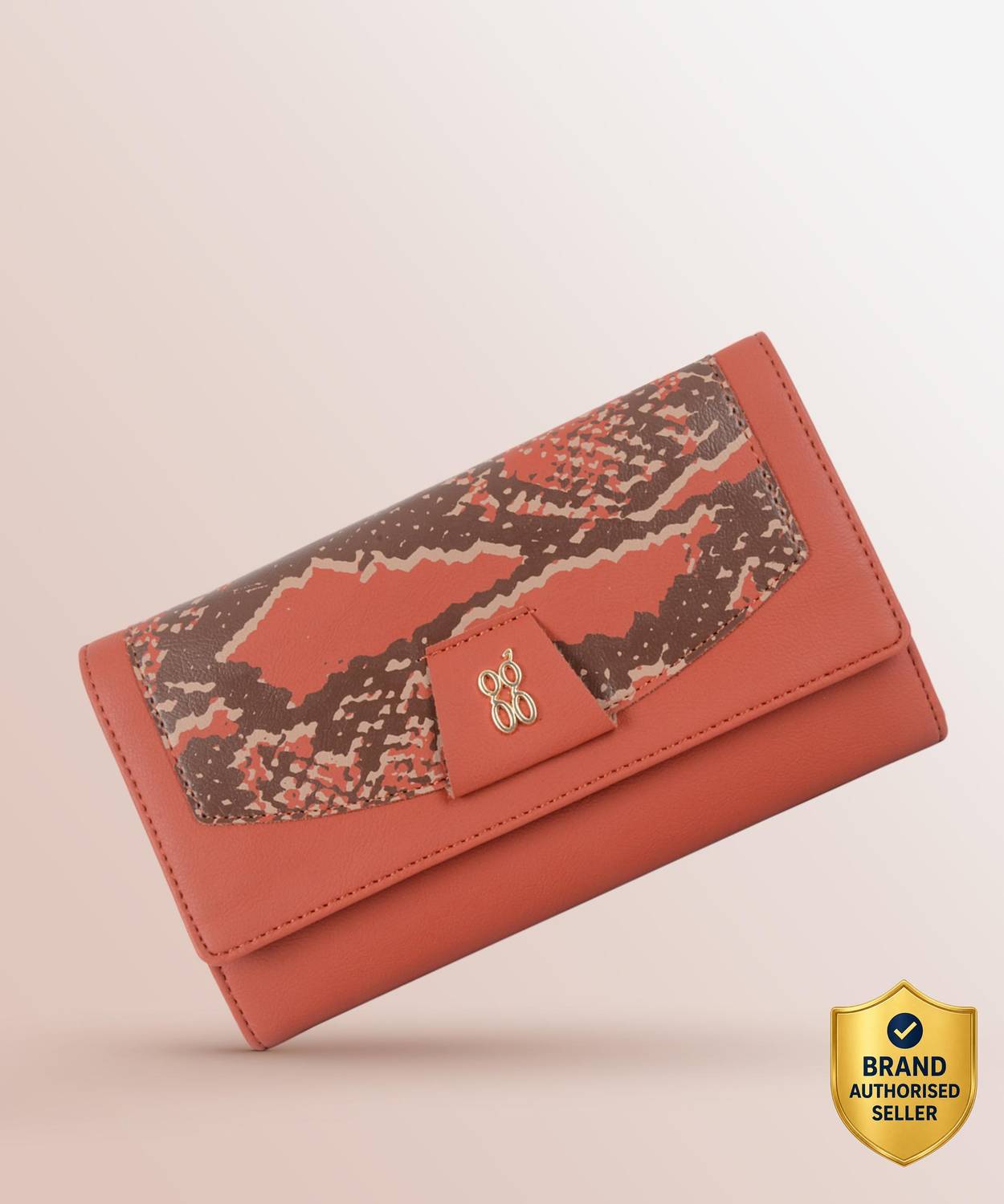 Baggit Women Casual Red Artificial Leather Wallet