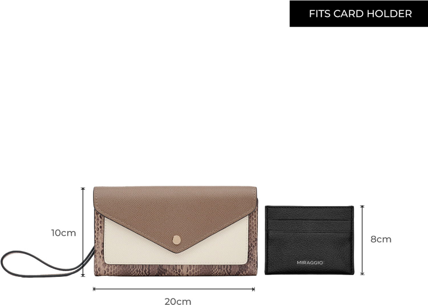 Image of Miraggio Women Beige Artificial Leather Wallet