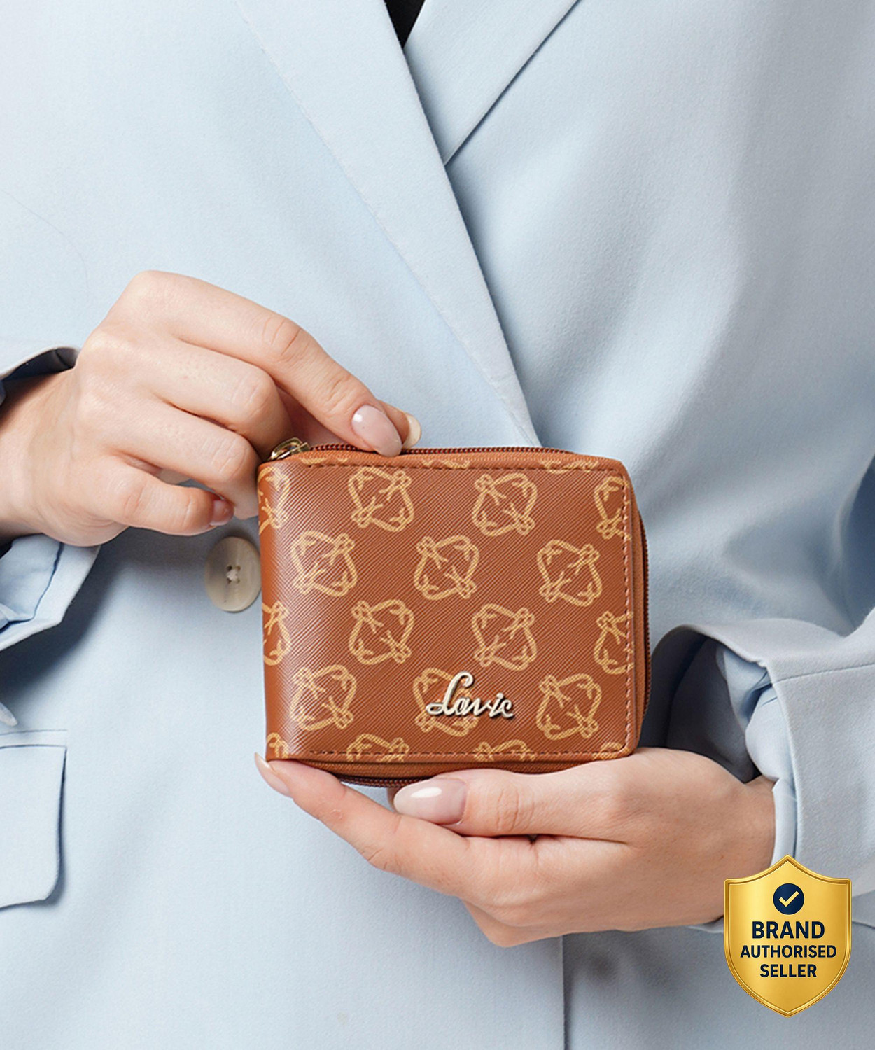 Image of LAVIE Women Casual Tan Artificial Leather Wallet