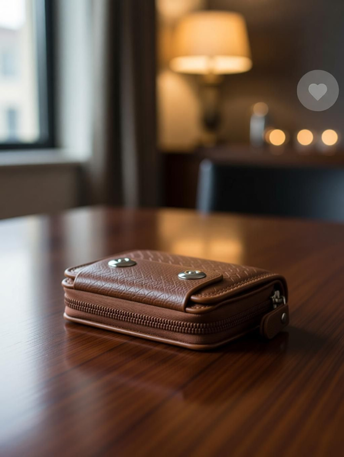 Image of BEDIVINE Men & Women Casual Tan Artificial Leather Card Holder