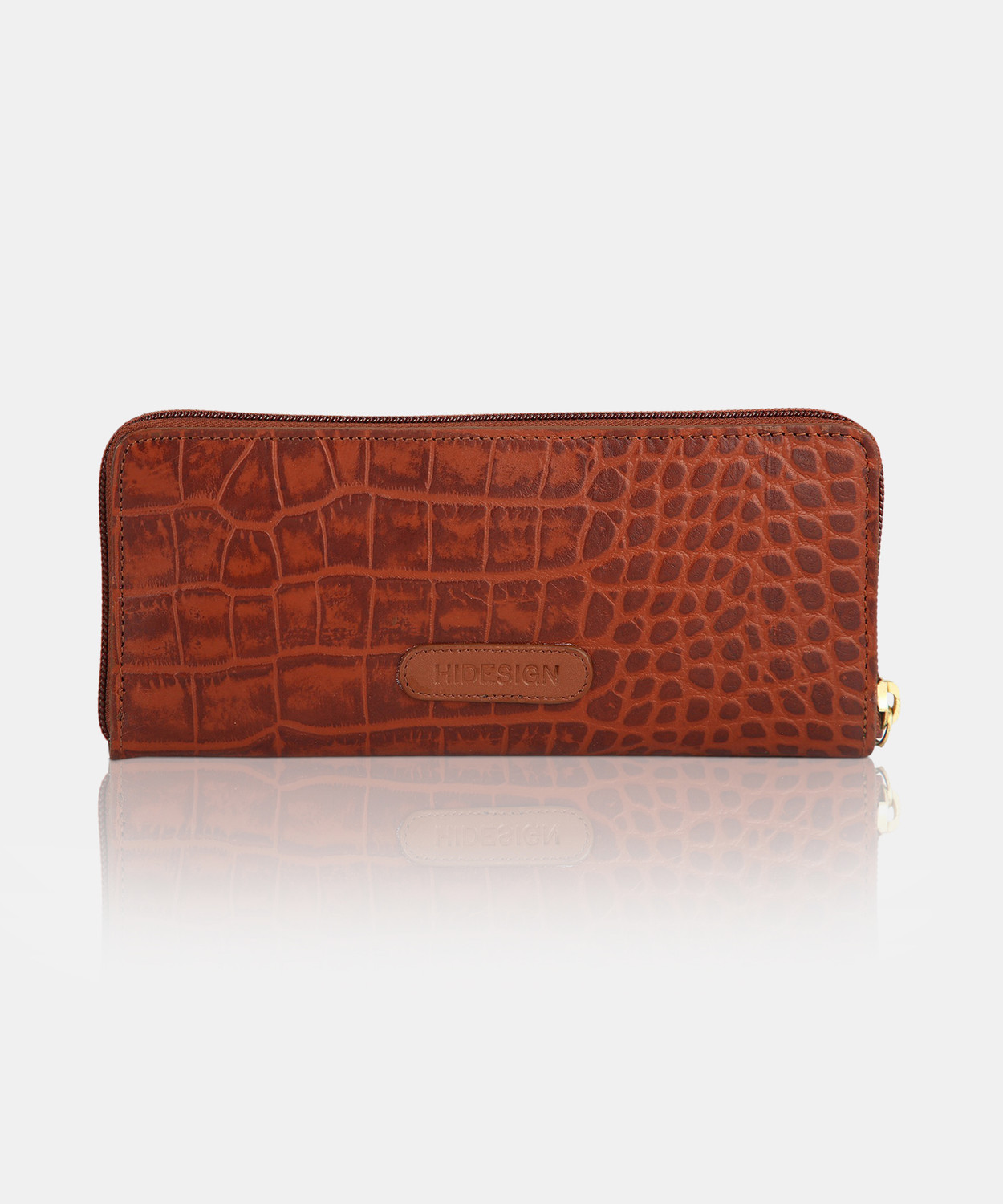 Image of HIDESIGN Women Tan Genuine Leather Wallet