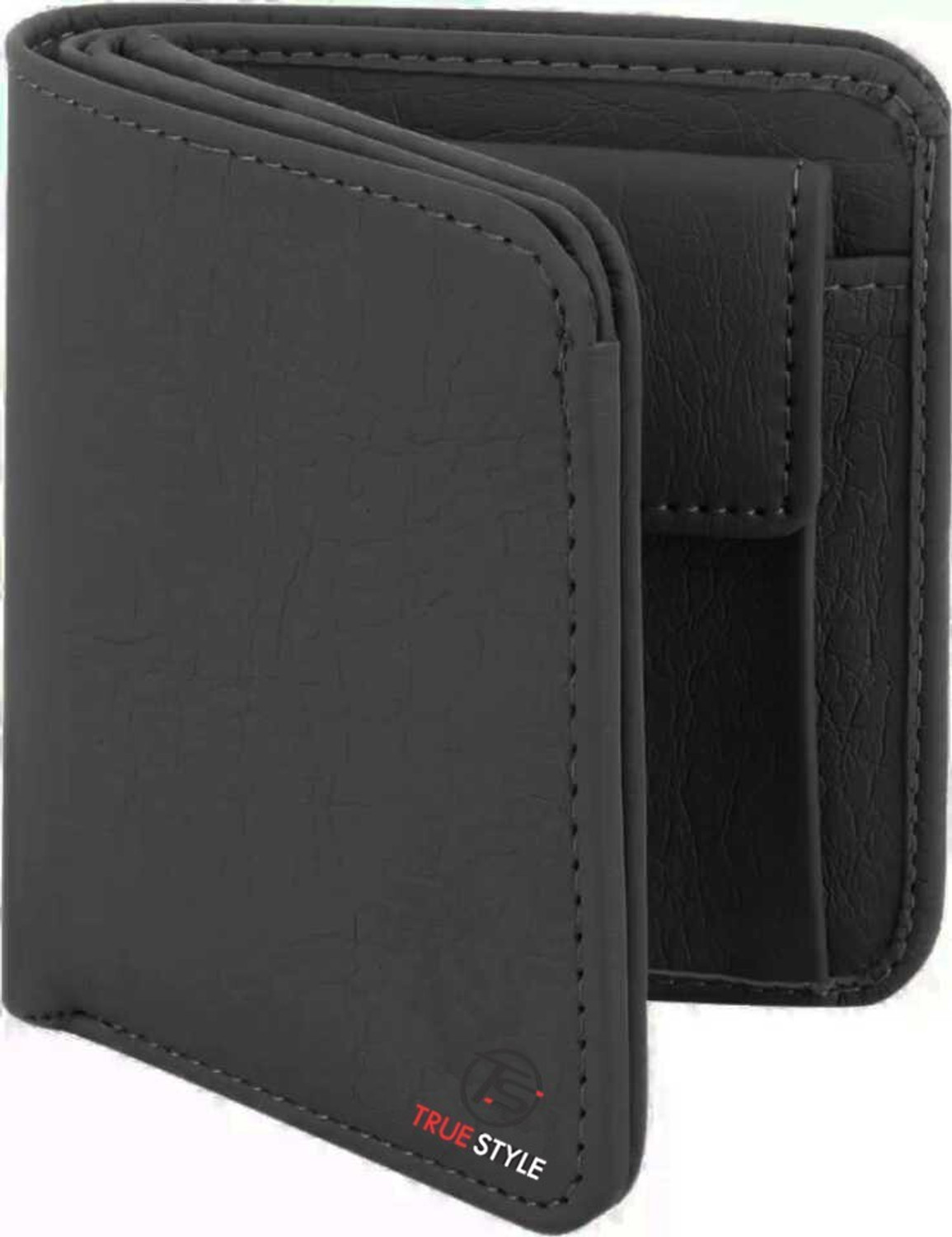 Image of True Style Men Casual Black Genuine Leather Wallet