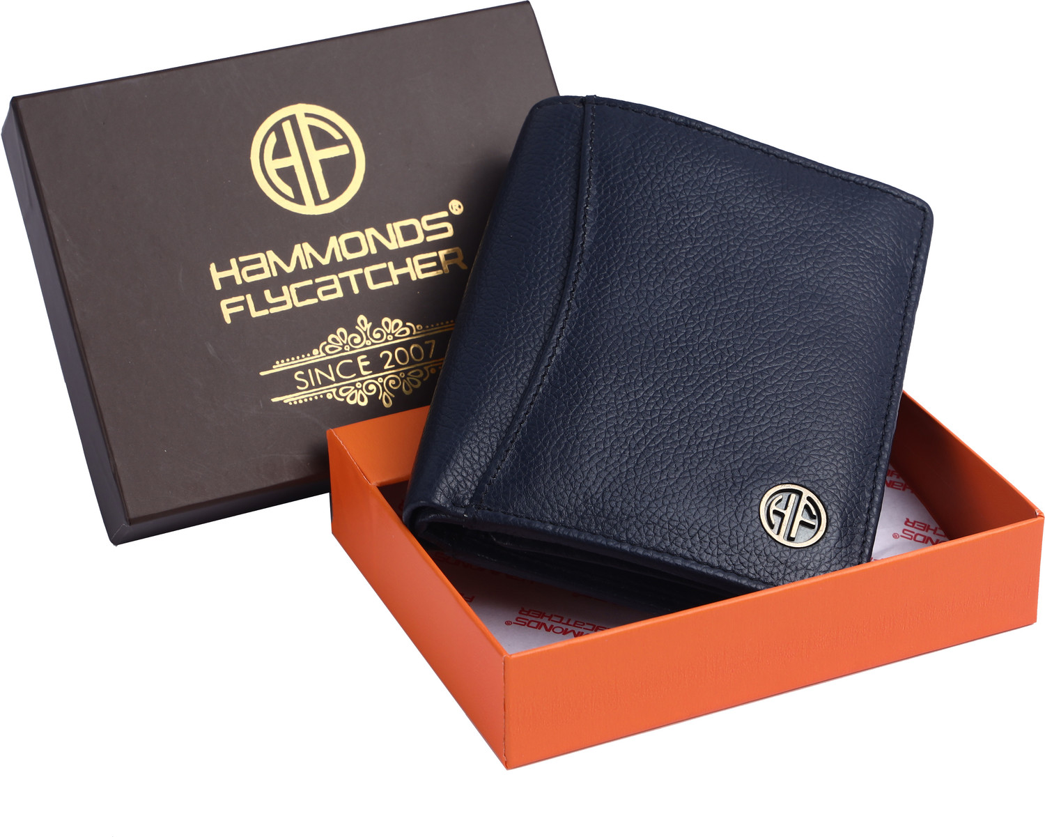Image of Hammonds Flycatcher Men Casual, Formal, Evening /Party, Travel, Trendy Blue Genuine Leather Wallet