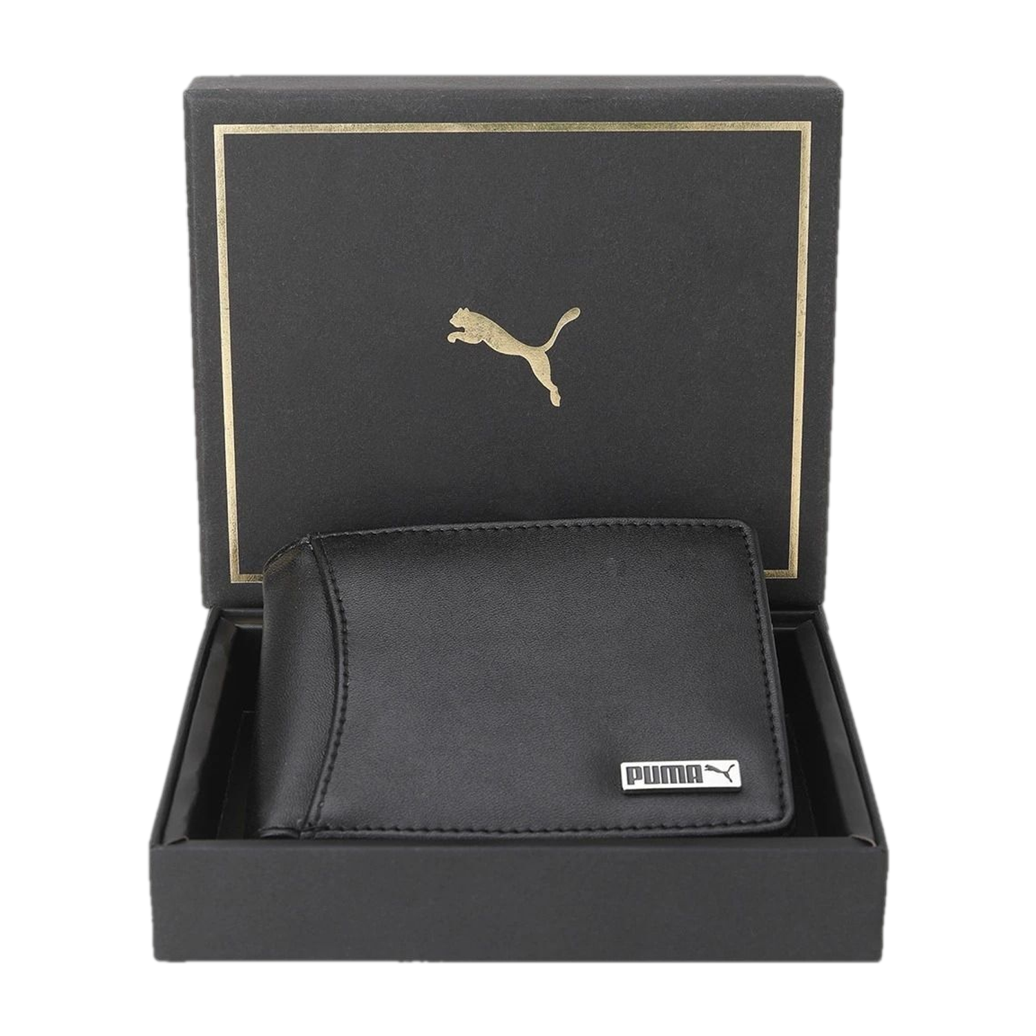 PUMA Men & Women Casual Black Artificial Leather Wallet