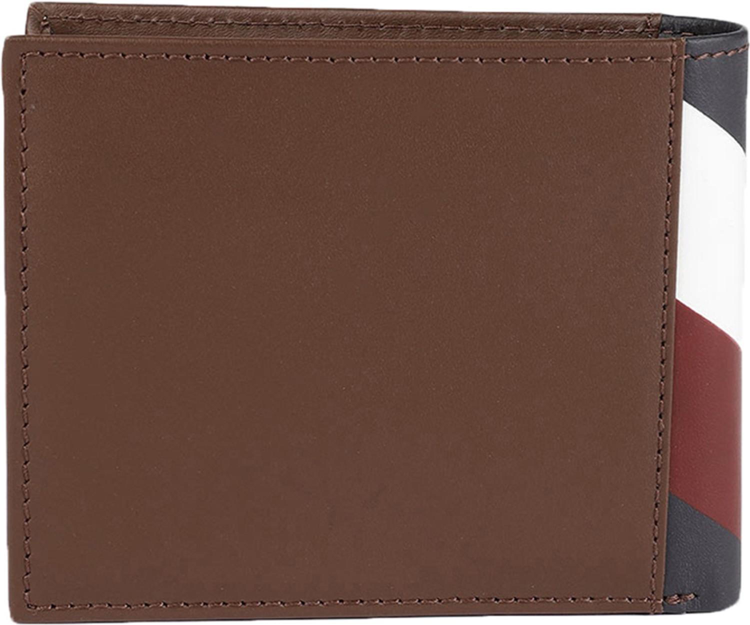 Image of TOMMY HILFIGER Men Tan Genuine Leather Wallet