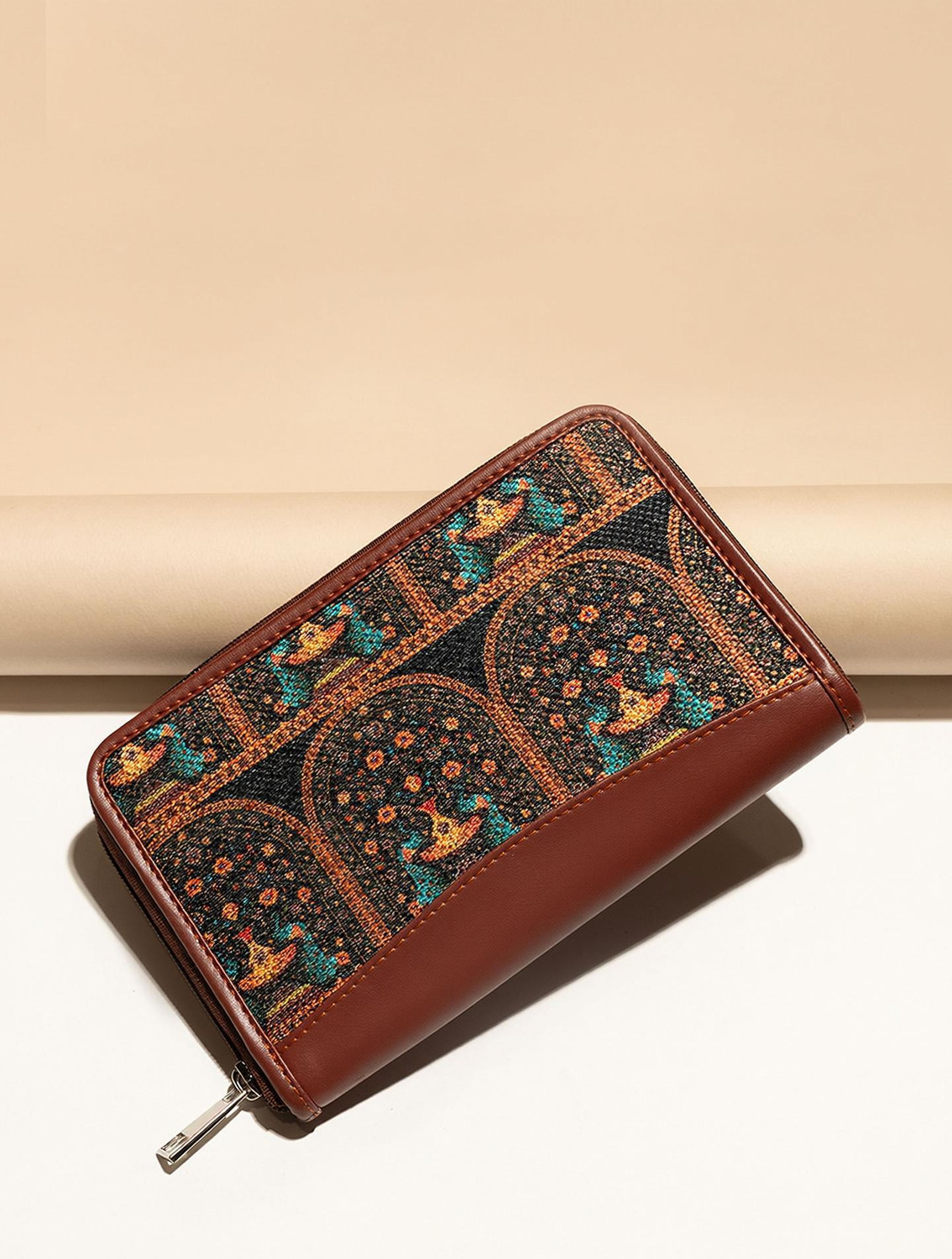 Image of ZOUK Women Casual Multicolor Jute Wallet