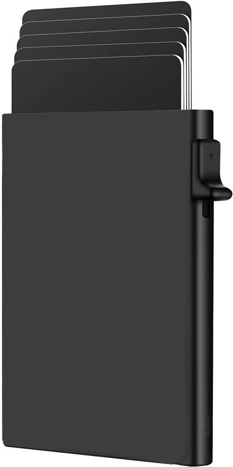 VOGARD Black Aluminium Card Holder - Image 1
