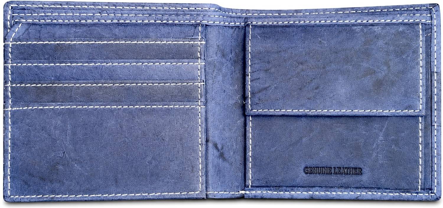 THE KINGSMAN NEWYORK Blue Leather Wallet - Image 2