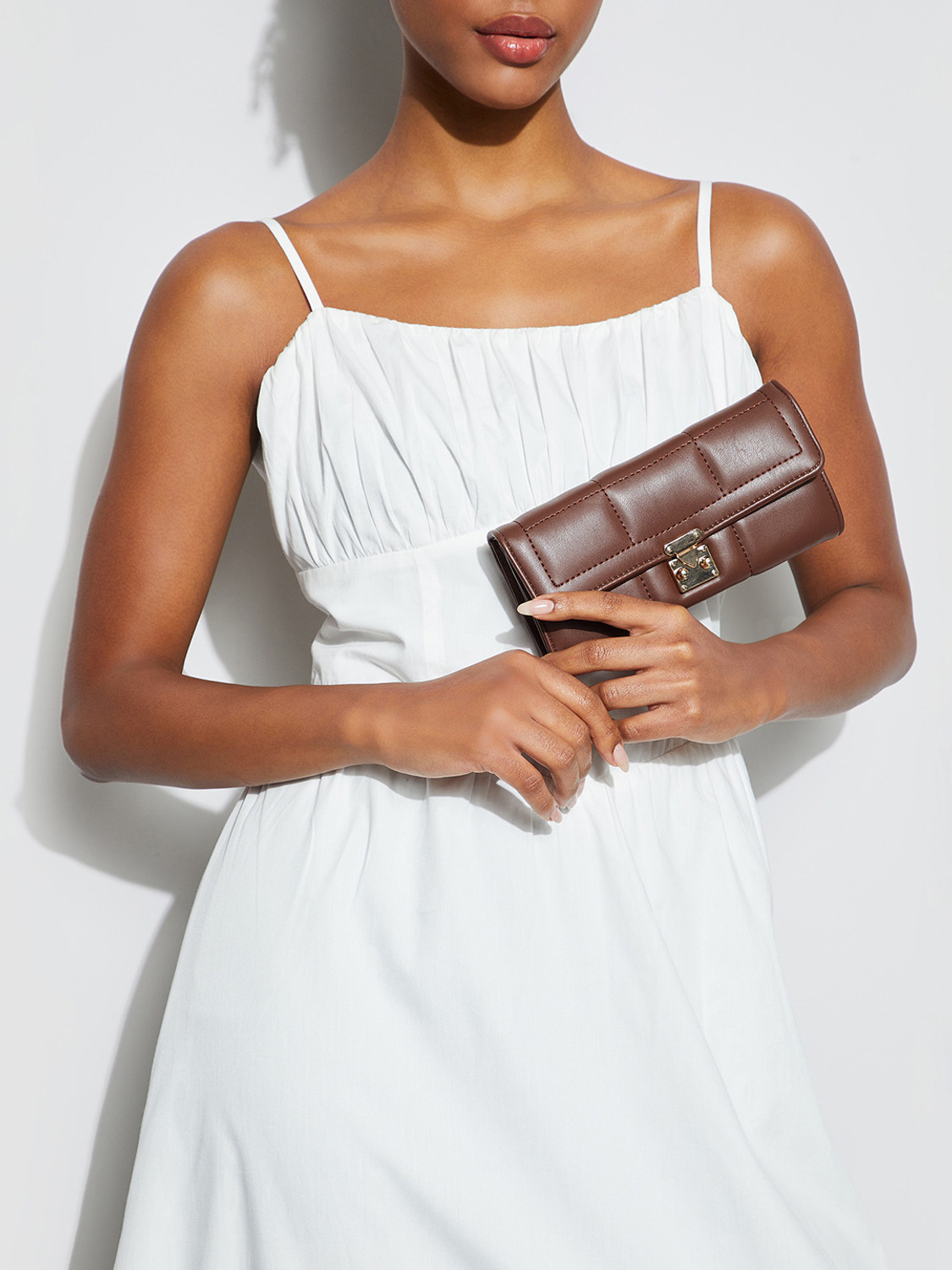 Image of Ginger by Lifestyle Women Casual Brown Genuine Leather Wallet