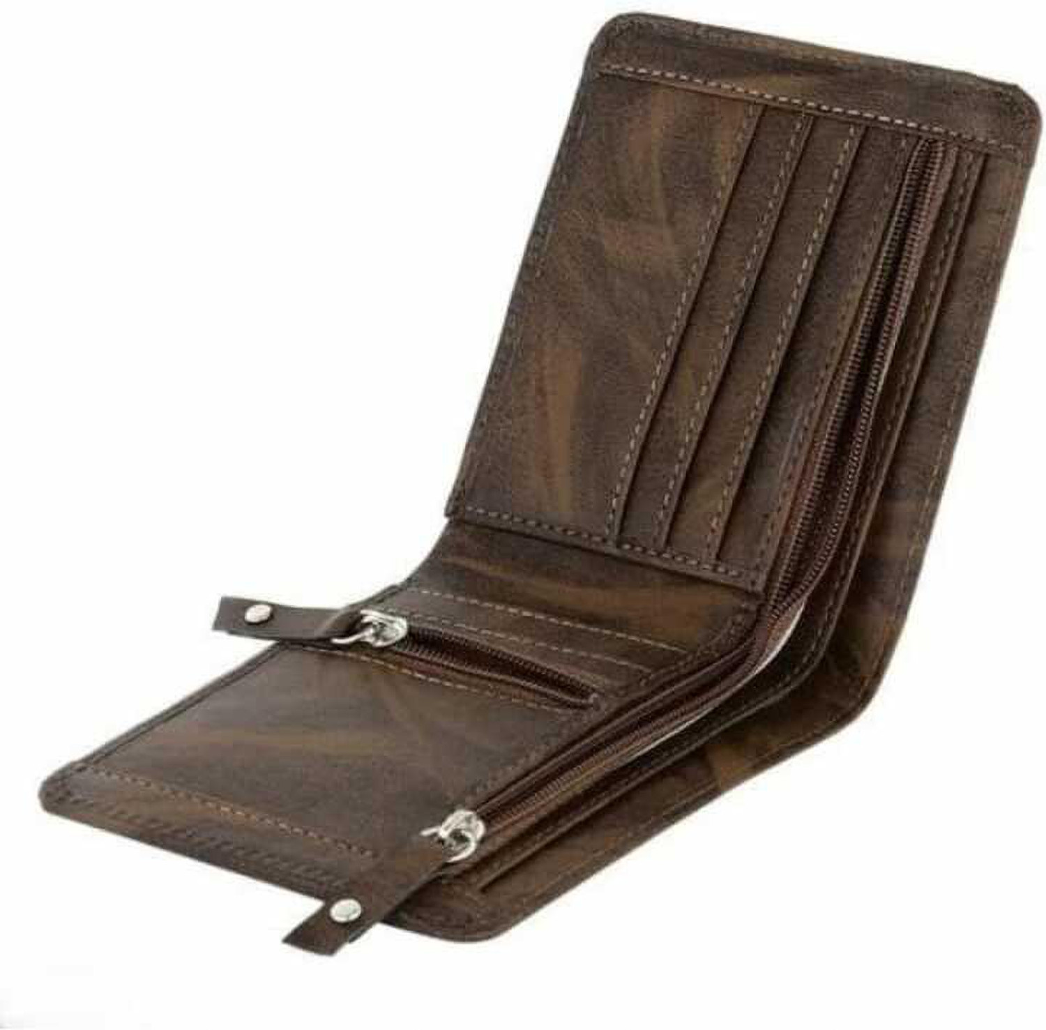 Image of Shiv Men Casual, Formal Brown Artificial Leather Wallet