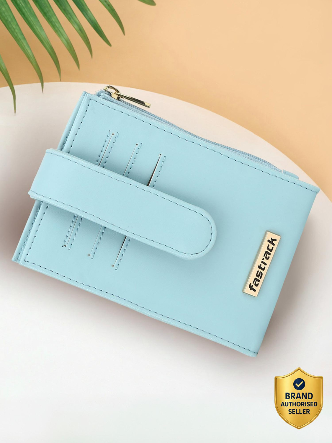 Fastrack Women Casual Blue Artificial Leather Wallet