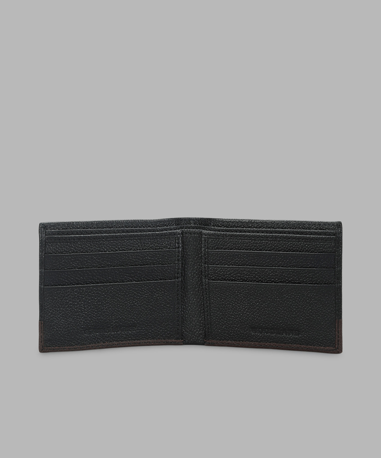 Image of WOODLAND Men Casual Black Genuine Leather Wallet