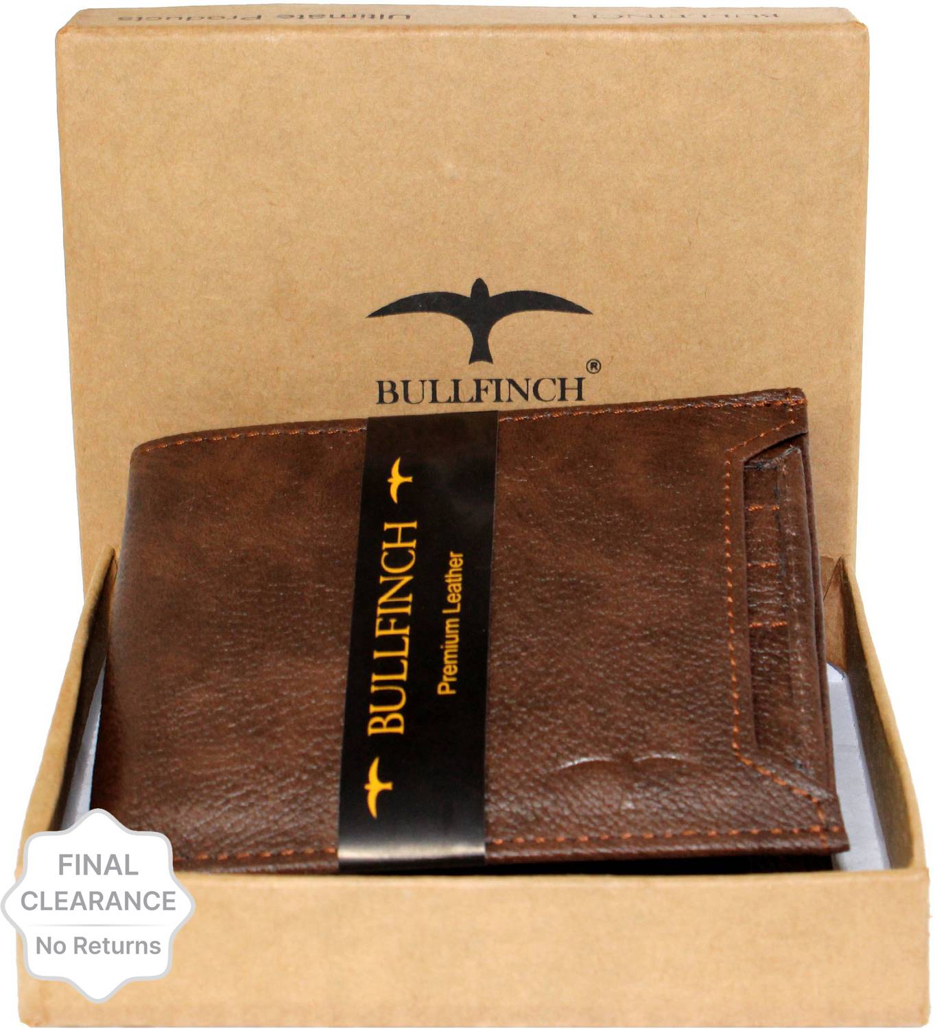 BULLFINCH Men Casual, Trendy, Evening/Party Brown Genuine Leather Wallet