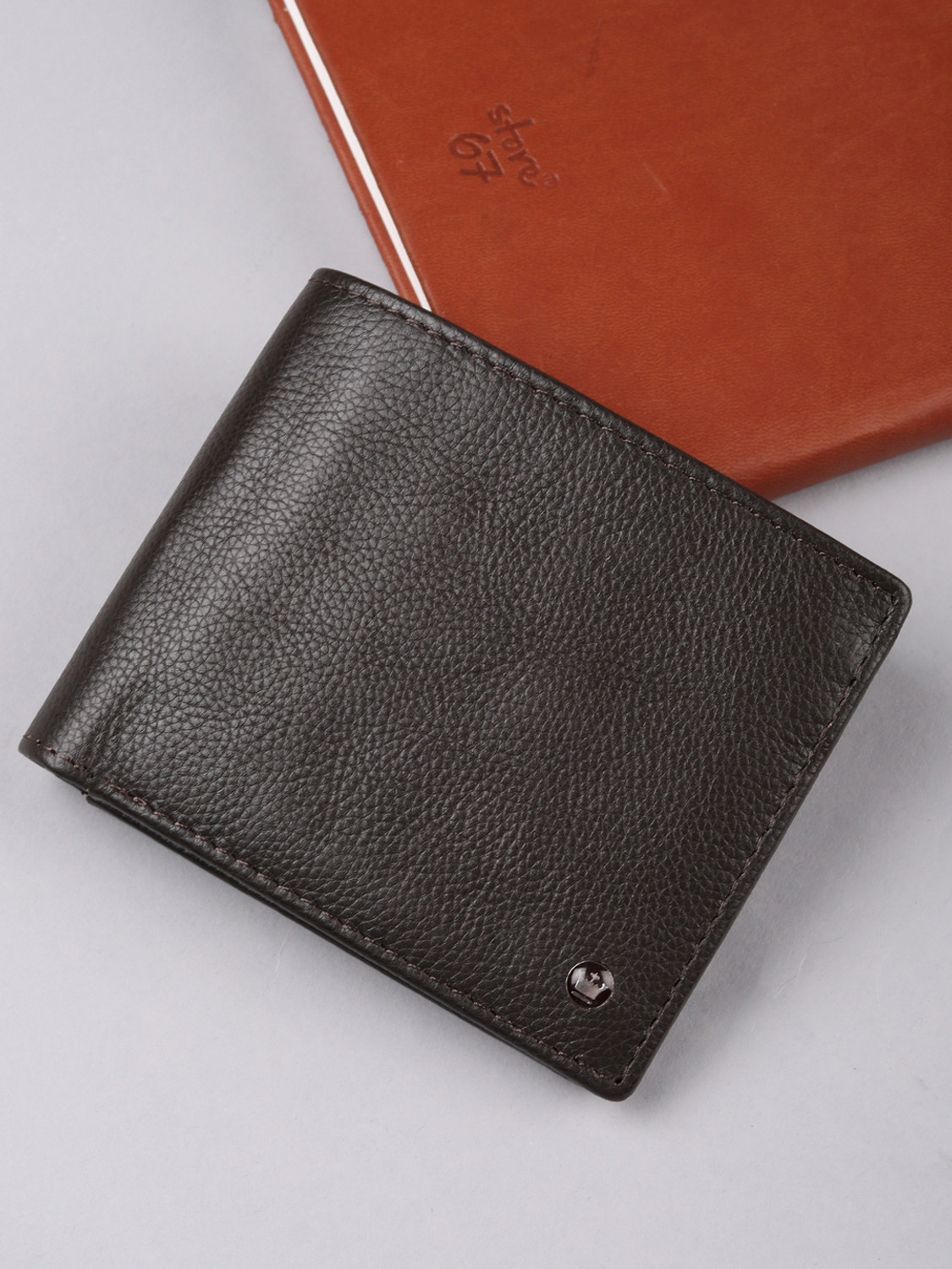 LOUIS PHILIPPE Men Brown Genuine Leather Wallet