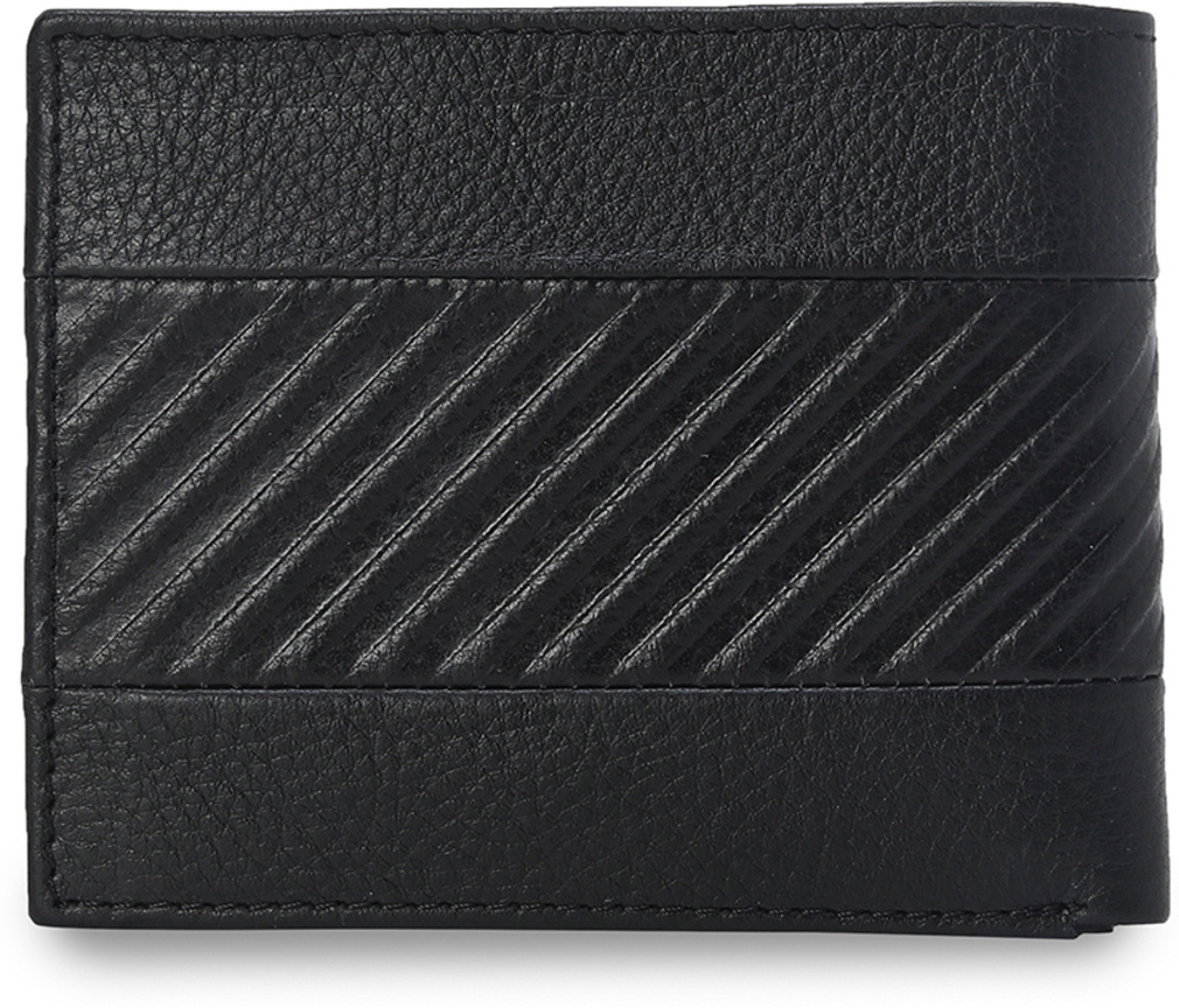Image of PUMA Men & Women Black Genuine Leather Wallet