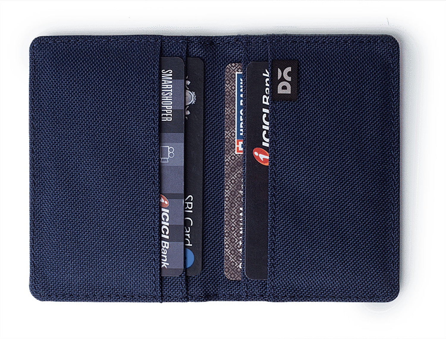 Image of DailyObjects Women Casual Blue Canvas Wallet