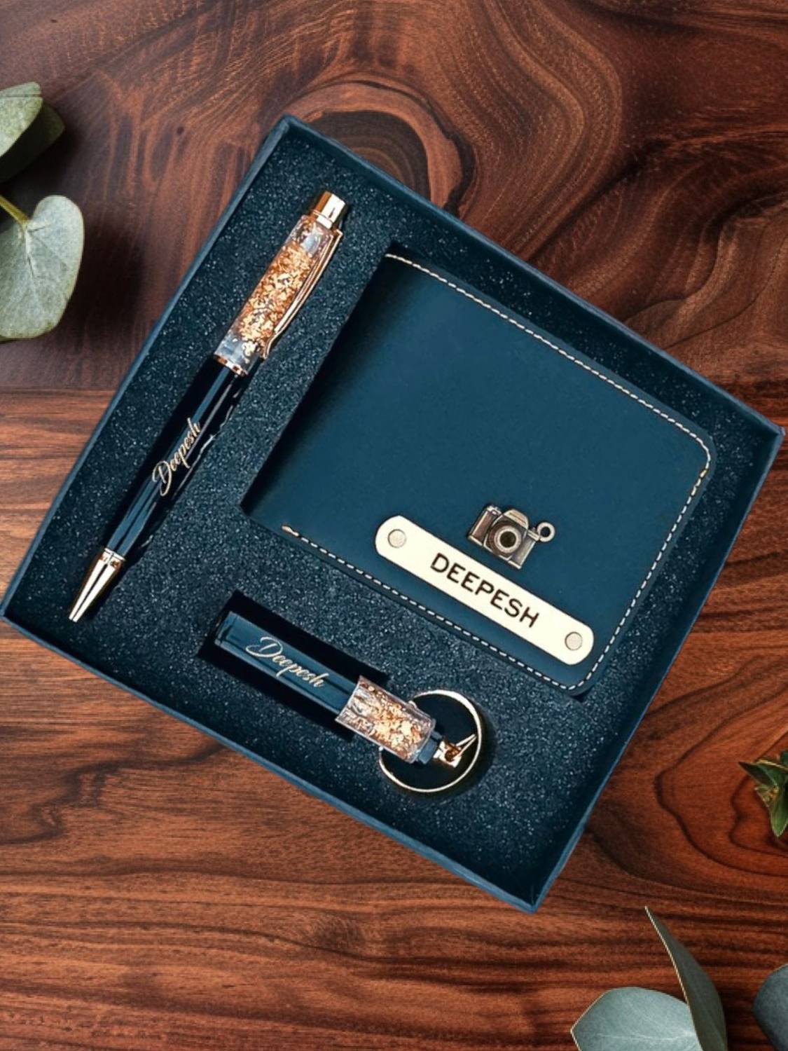 Mizi Craft Blue Artificial Leather Wallet - Image 1