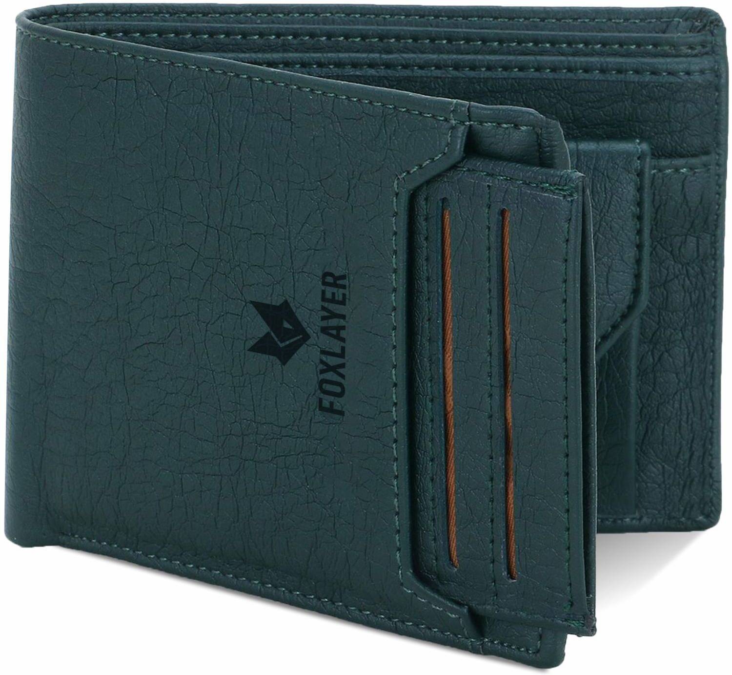 Foxlayer Green Leather Wallet - Image 4