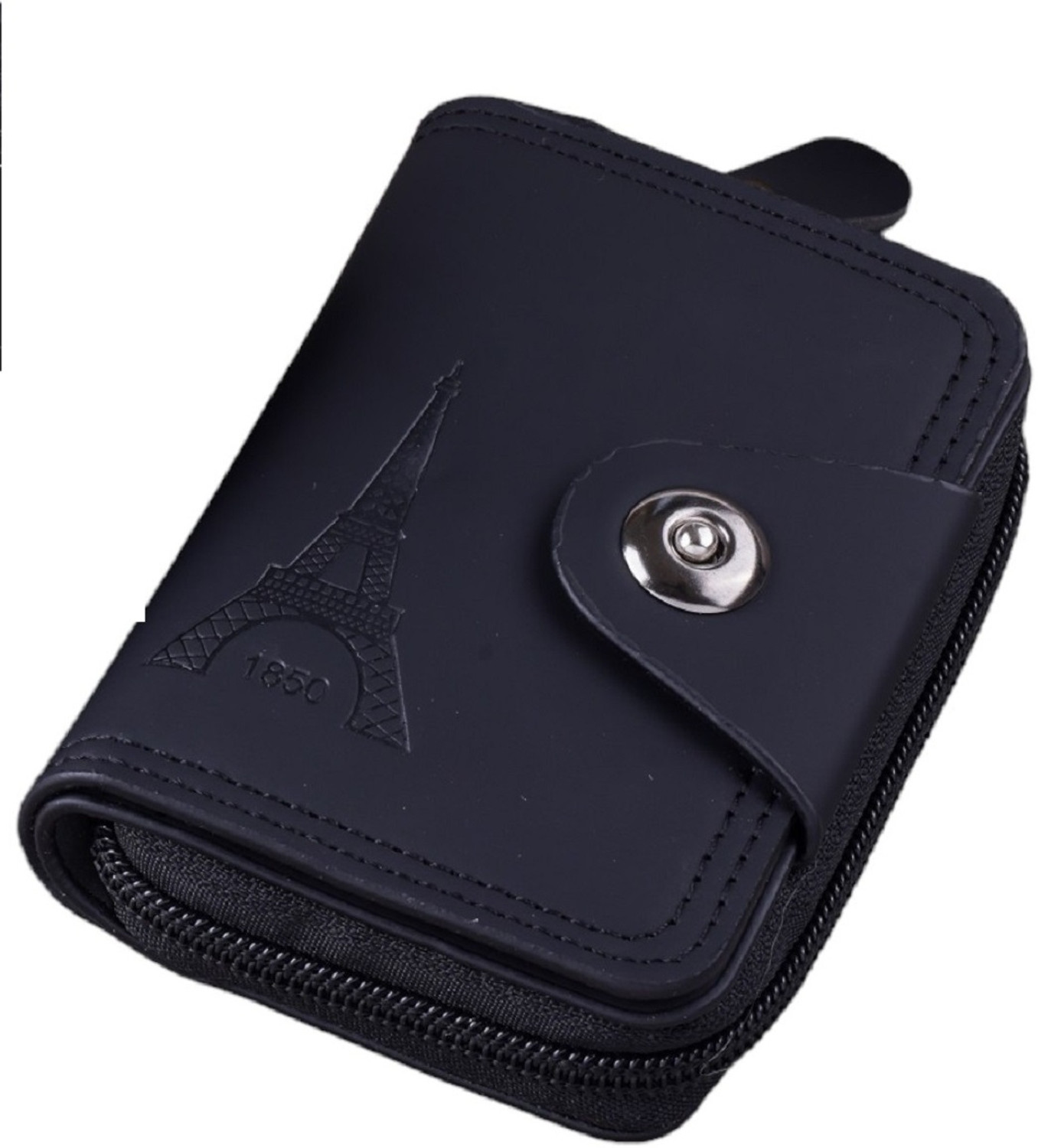 Image of watchstar Men & Women Casual, Formal Black Genuine Leather Wallet
