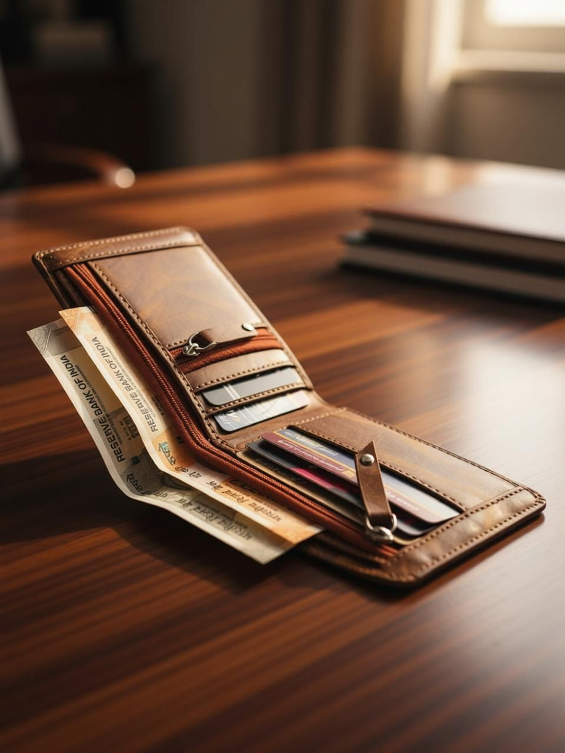 Image of Shiv Men Trendy Multicolor Artificial Leather Wallet