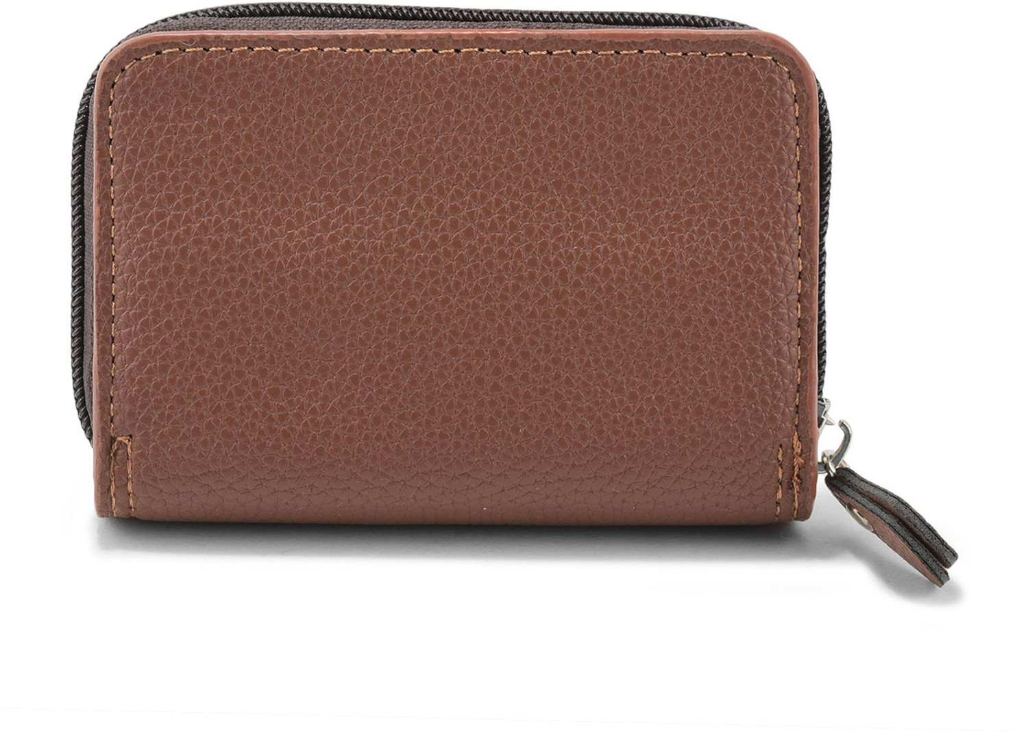 Image of BEDIVINE Men & Women Casual Tan Artificial Leather Card Holder