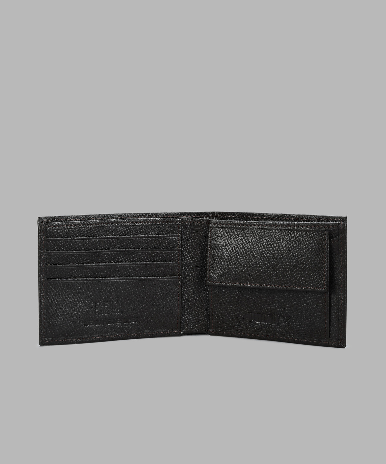 Image of PUMA Men & Women Black Artificial Leather Wallet