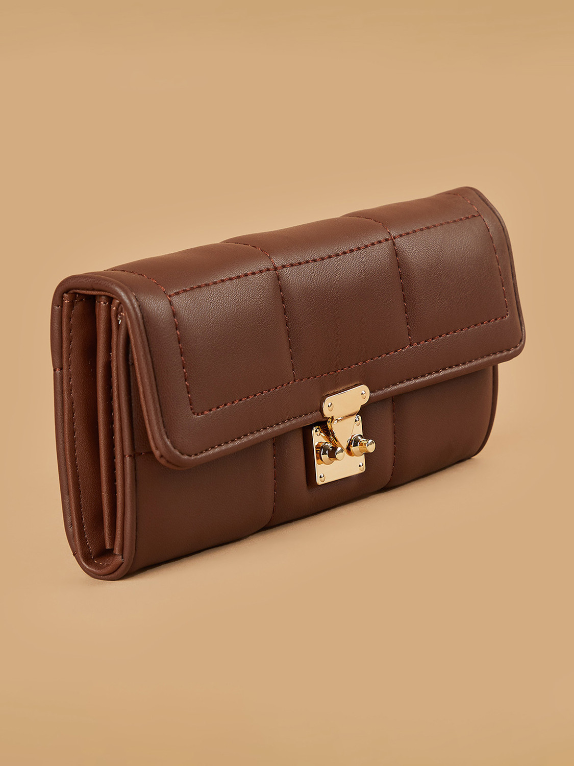 Image of Ginger by Lifestyle Women Casual Brown Genuine Leather Wallet