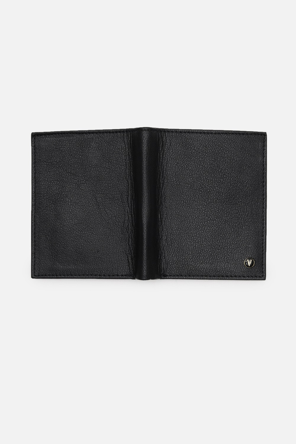 Image of VAN HEUSEN Men Formal Black Genuine Leather Wallet (1 Card Slot)