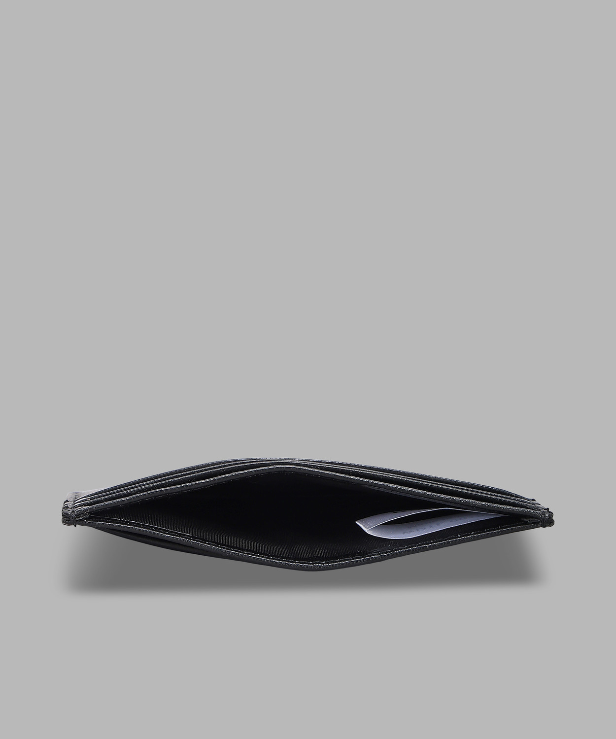 Image of WOODLAND Men Black Genuine Leather Card Holder