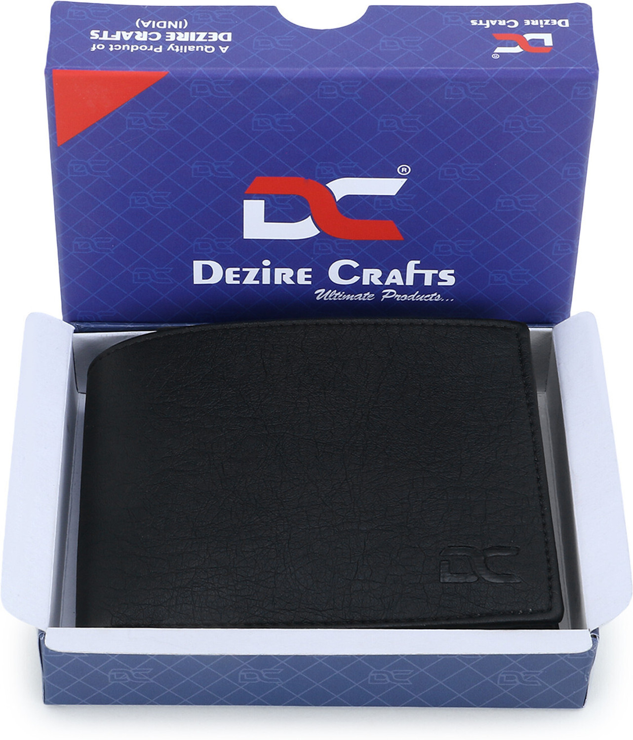 Image of DEZiRE CRAfTS Men Evening /Party, Formal, Travel, Trendy, Casual, Ethnic Black Artificial Leather Wallet