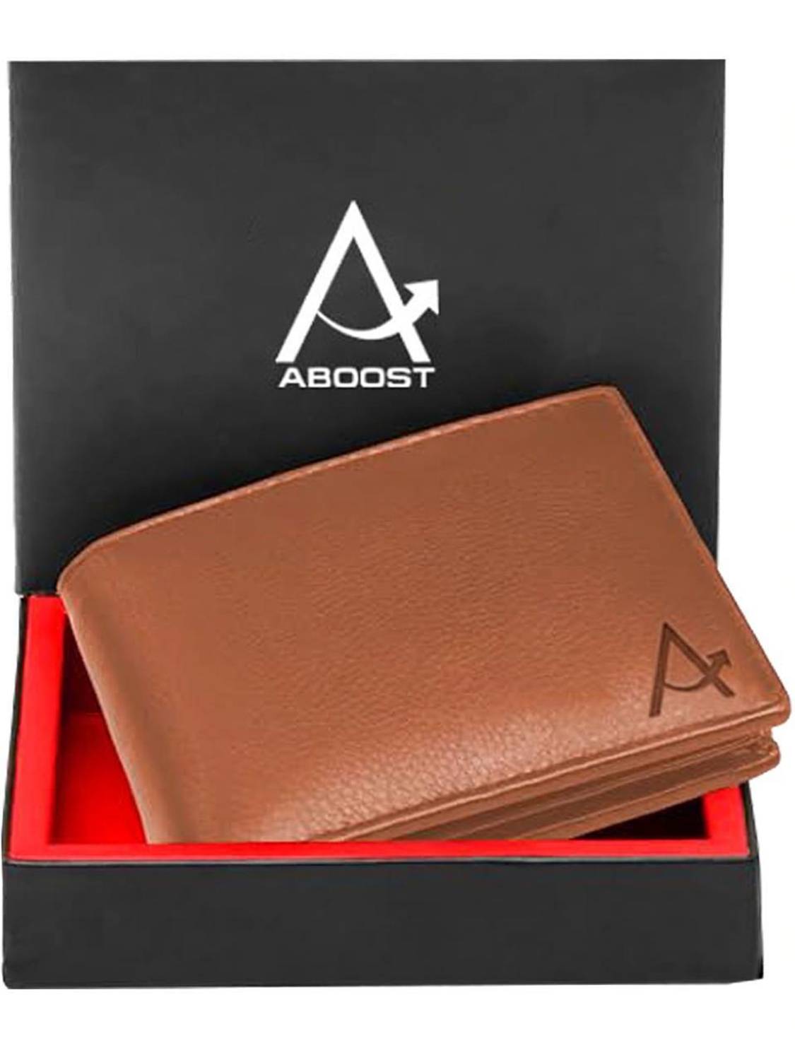 ABOOST Men Casual, Ethnic, Evening/Party, Formal Tan Genuine Leather Wallet
