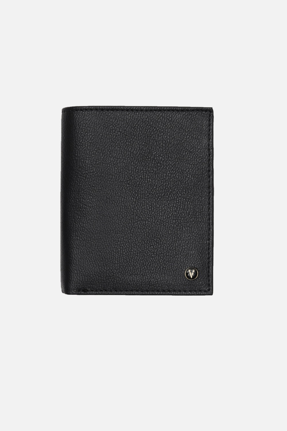 Image of VAN HEUSEN Men Formal Black Genuine Leather Wallet (1 Card Slot)