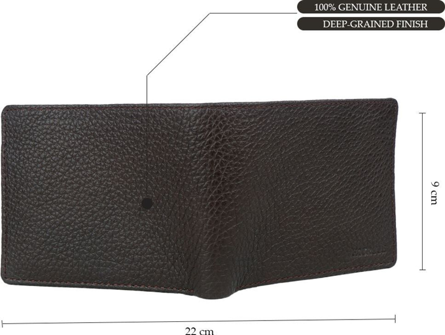 Image of Fabacle Men Casual, Formal Brown Genuine Leather Wallet