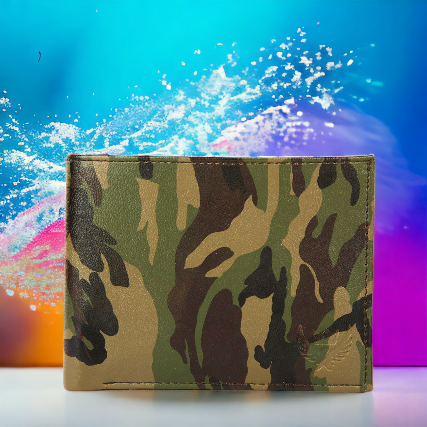 Image of LORENZ Boys Khaki Artificial Leather Wallet