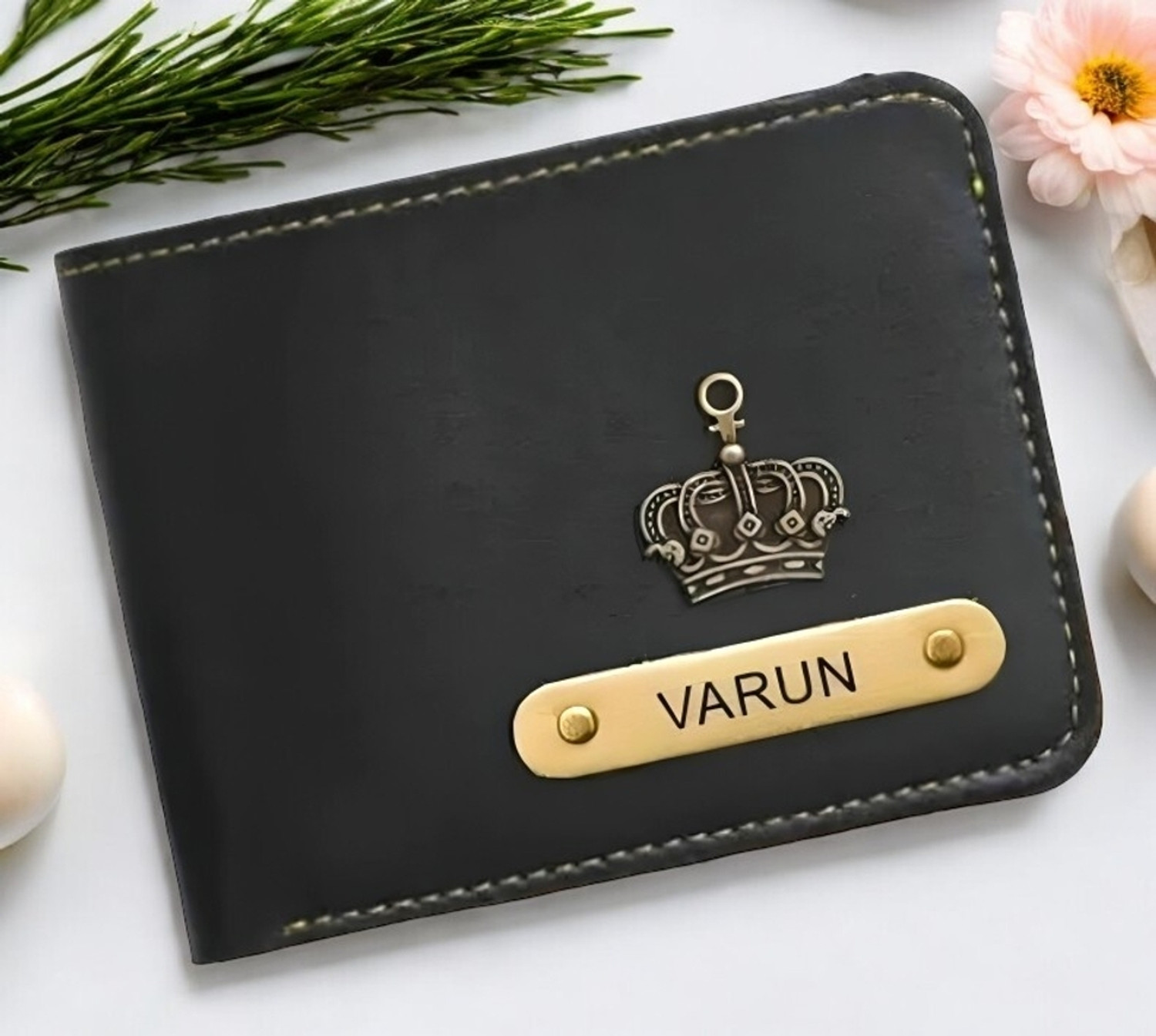 Image of CELED Men Formal Black Genuine Leather Wallet
