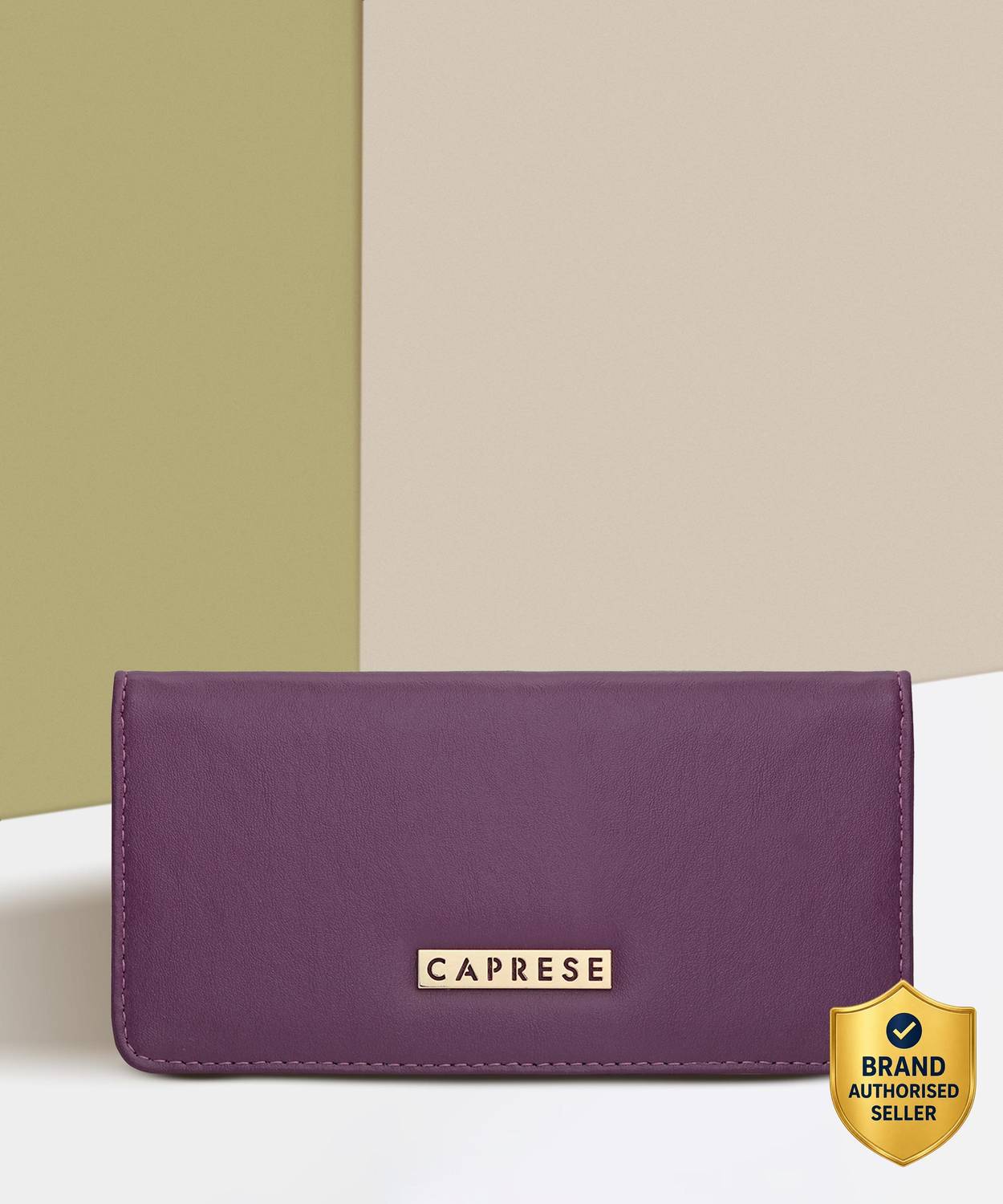 Caprese Women Casual Purple Artificial Leather Wallet