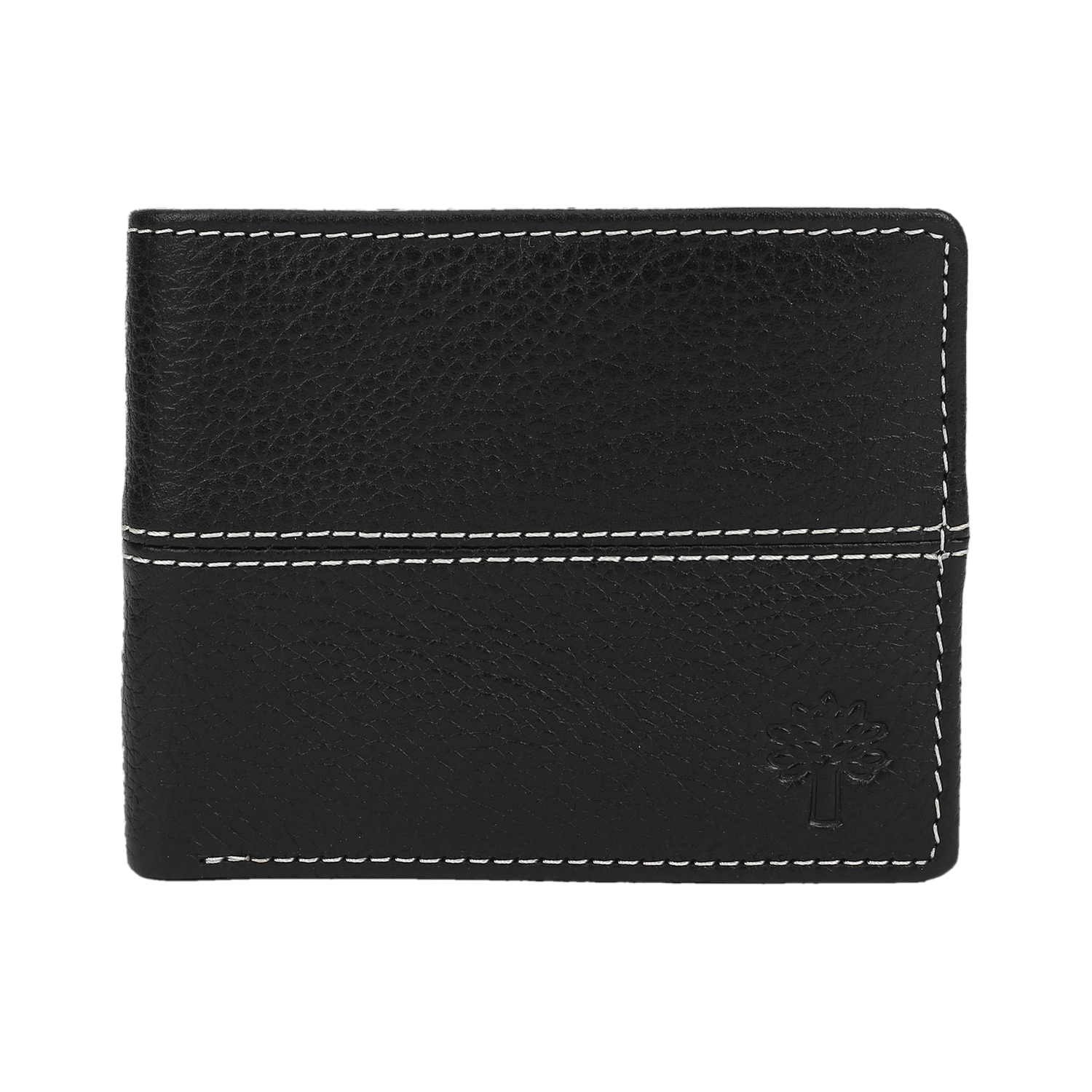 Image of WOODLAND Men Casual Black Genuine Leather Wallet