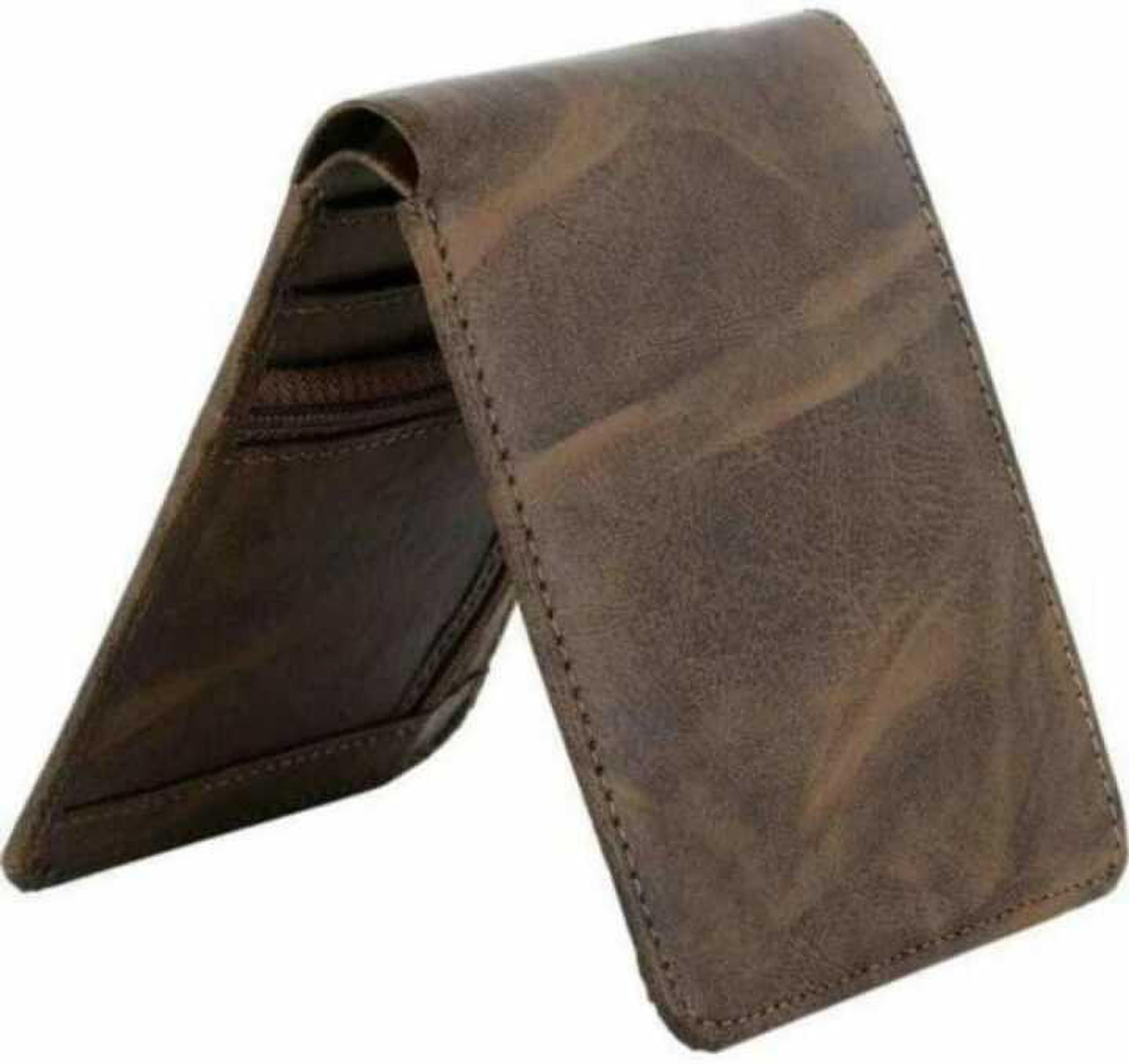 Image of Shiv Men Casual, Formal Brown Artificial Leather Wallet