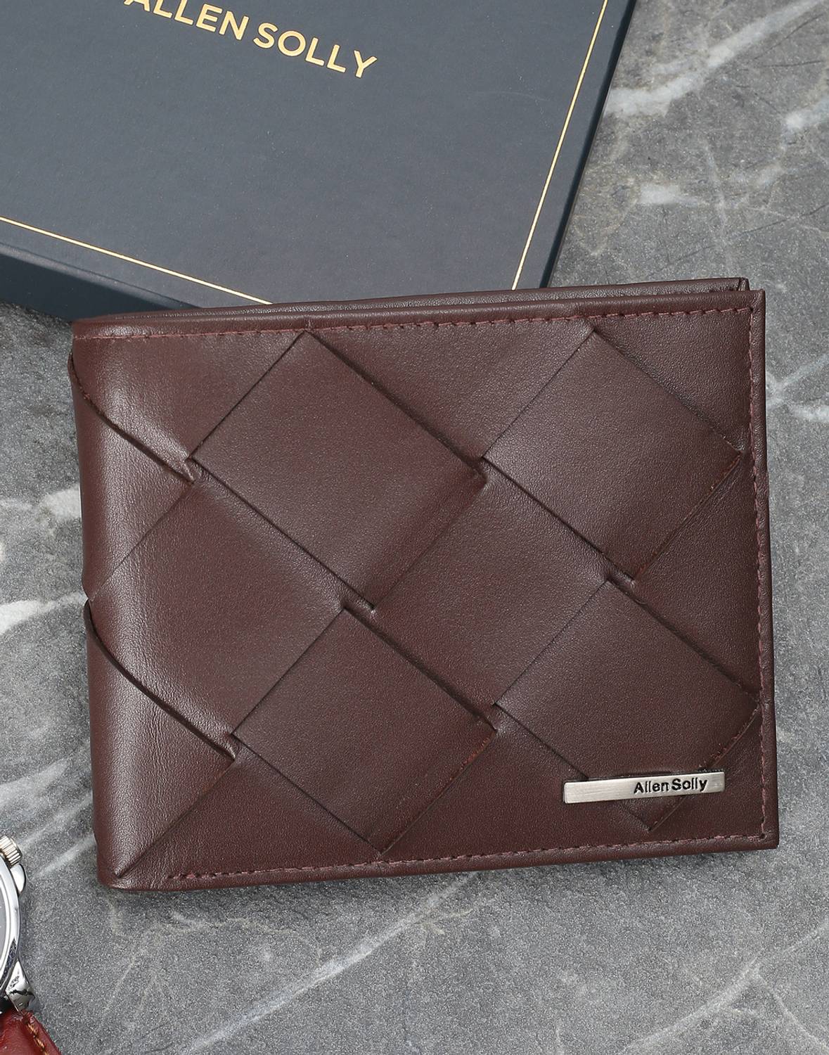 Allen Solly Men Brown Genuine Leather Wallet