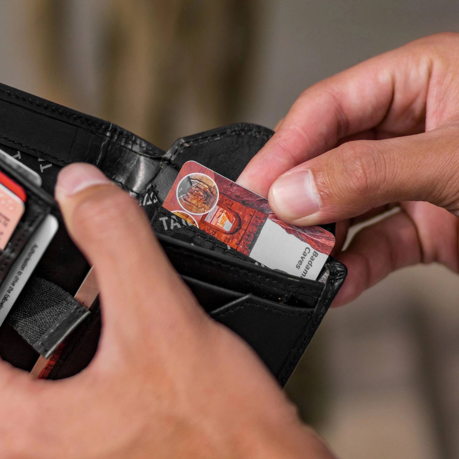 TANSTITCH Men Black Leather Wallet - Image 3