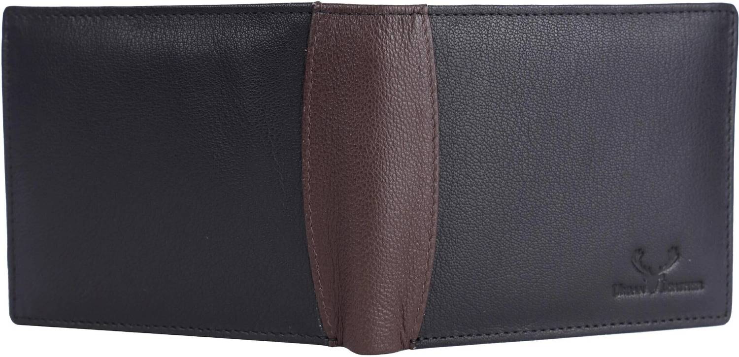 URBAN Men Black Genuine Leather Wallet - Image 2