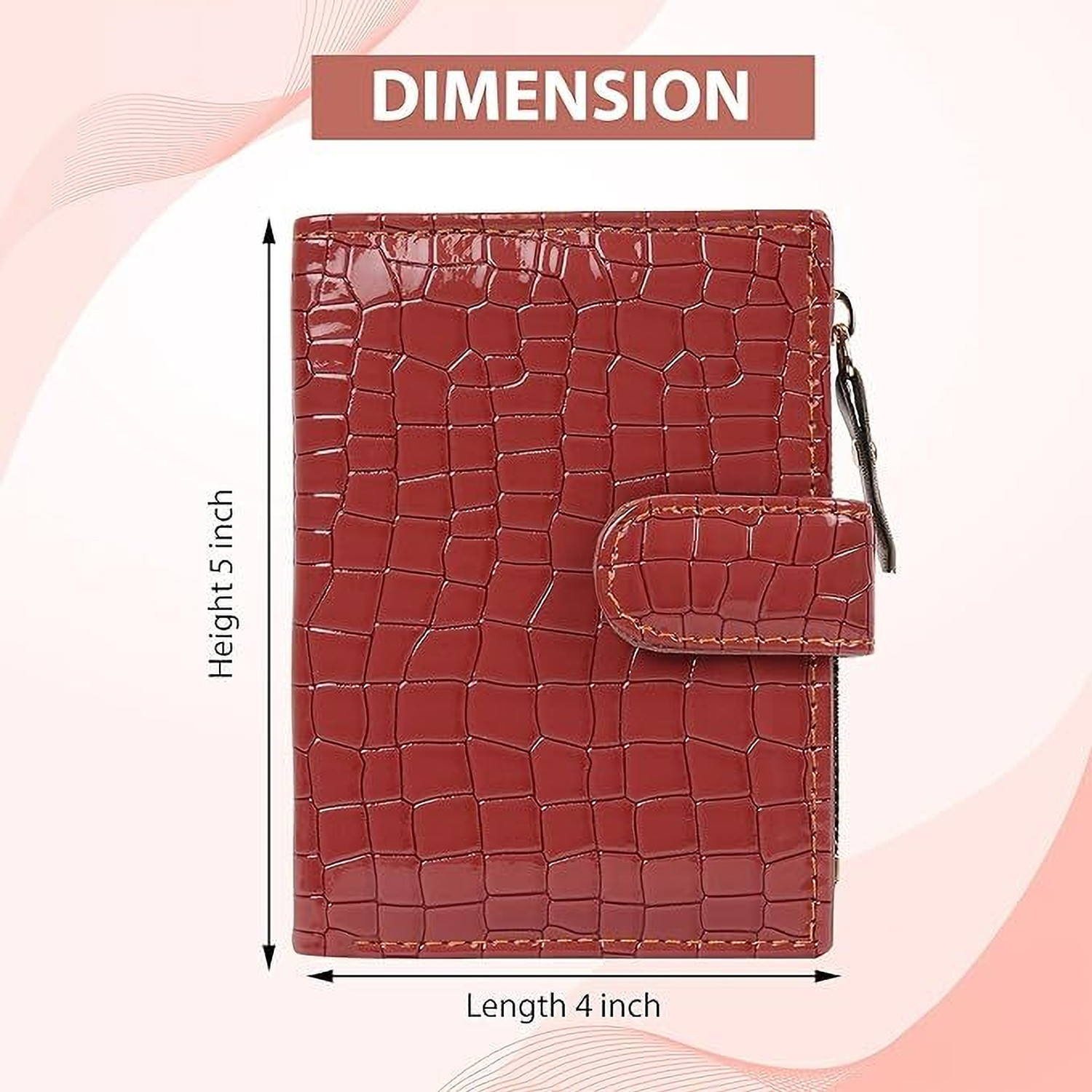 Image of SAMTROH Women Casual, Evening /Party Red Artificial Leather Wallet