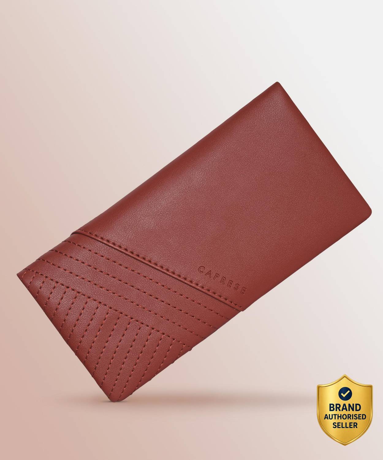 Caprese Women Casual Maroon Artificial Leather Wallet