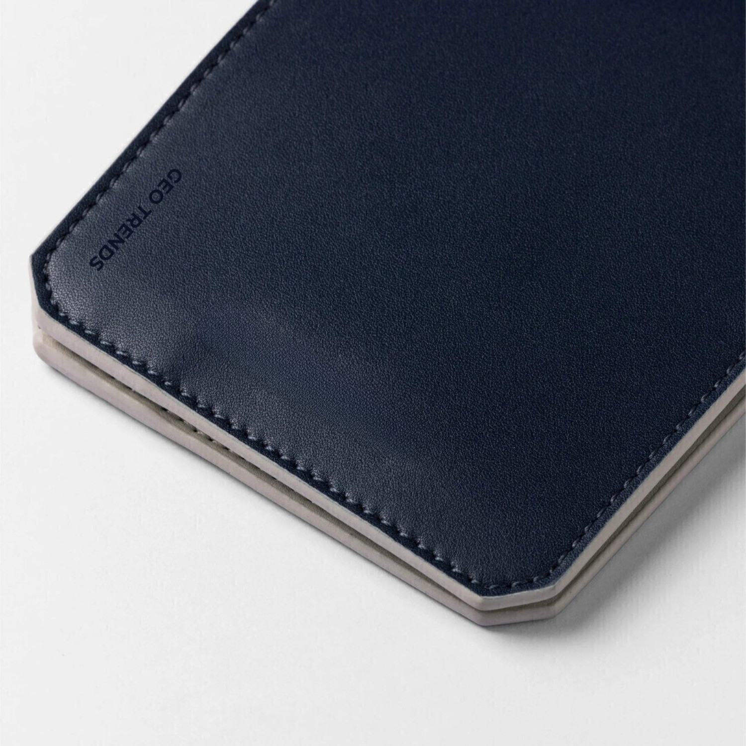 Image of GEO TRENDS Men Casual Blue Genuine Leather Wallet