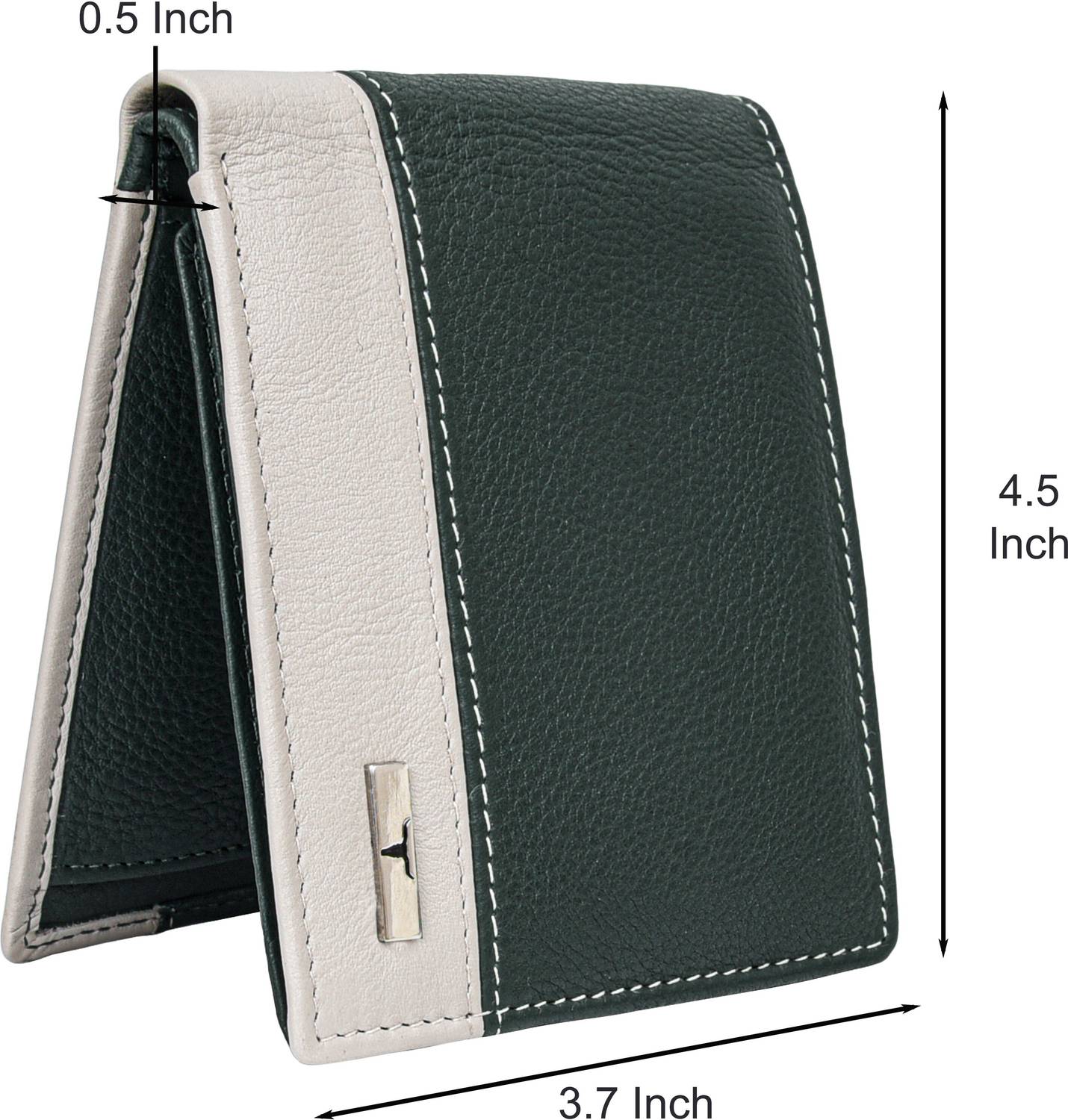 URBAN FOREST Men Green Leather Wallet - Image 5