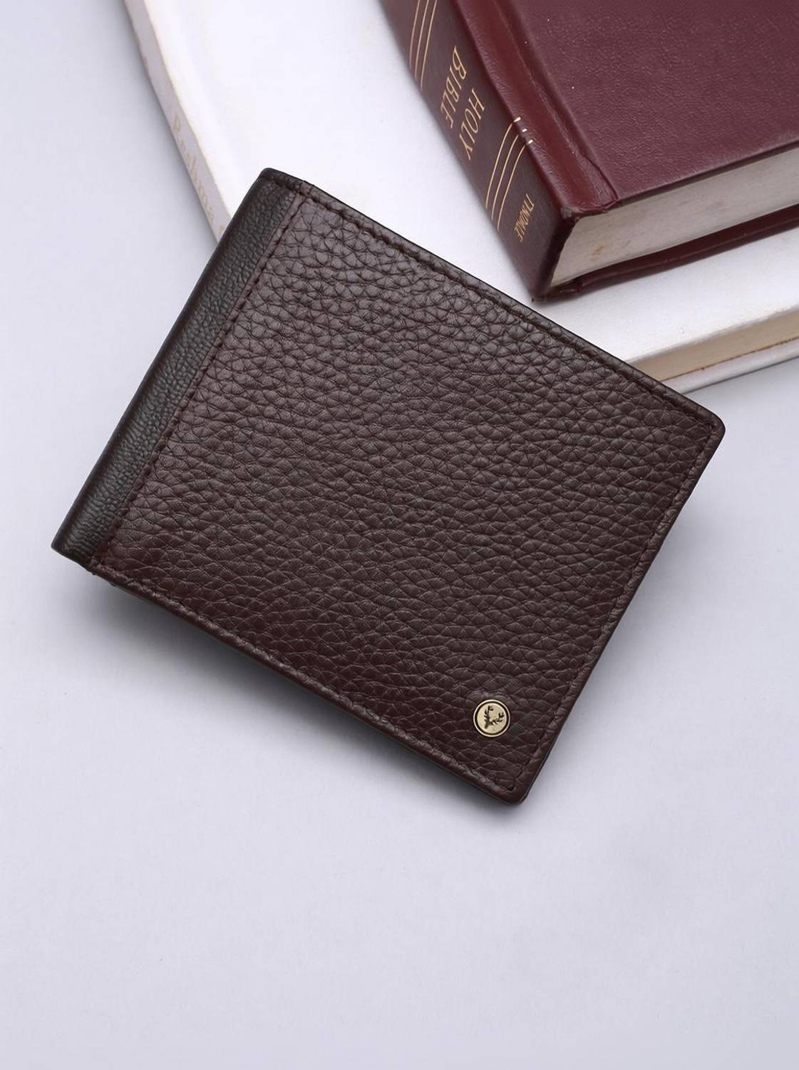 Allen Solly Men Brown Genuine Leather Wallet