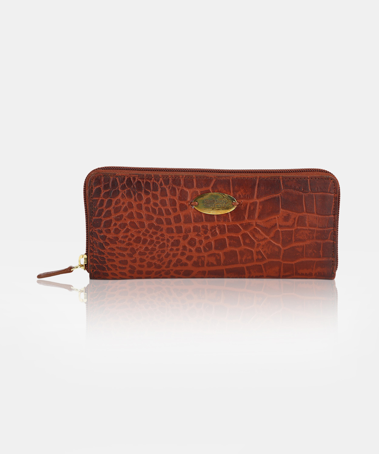 Image of HIDESIGN Women Tan Genuine Leather Wallet
