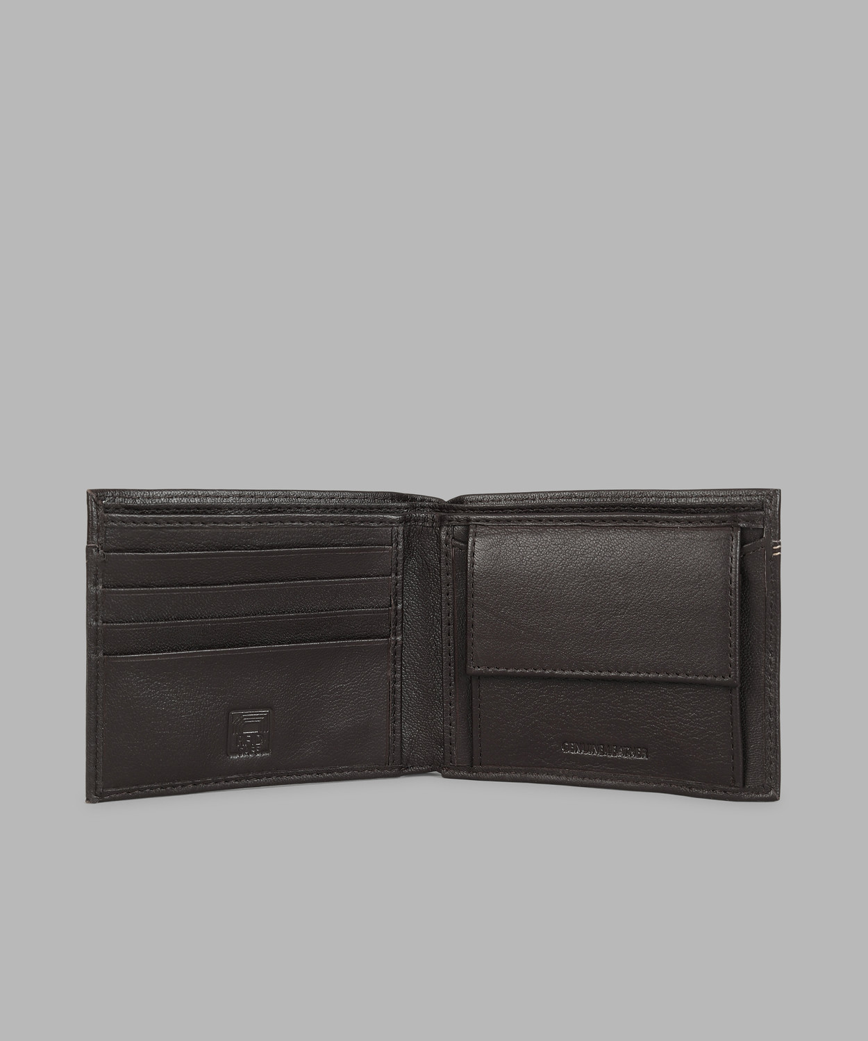Image of PARK AVENUE Men Brown Genuine Leather Wallet